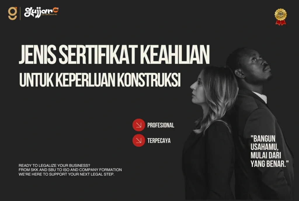 Jenis sertifikat Keahlian