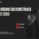 Sub Bidang SBU Konstruksi 2022-2025